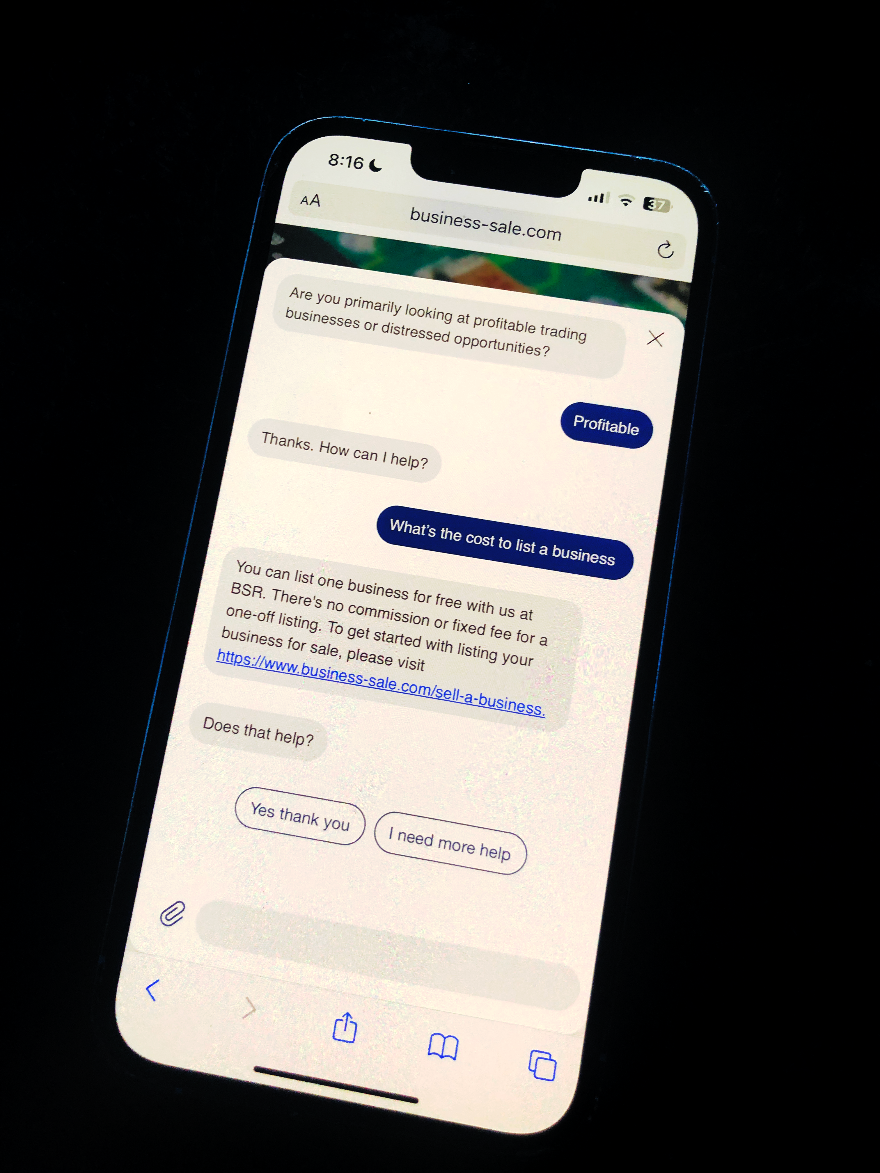 business chatbot